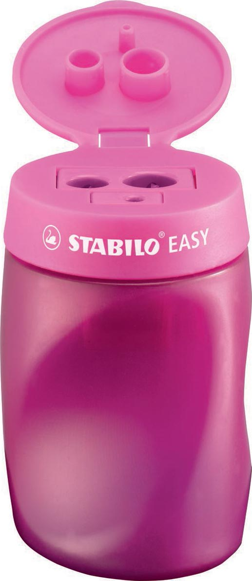 STABILO EASYsharpener potloodslijper, 2 gaten, voor rechtshandigen, roze