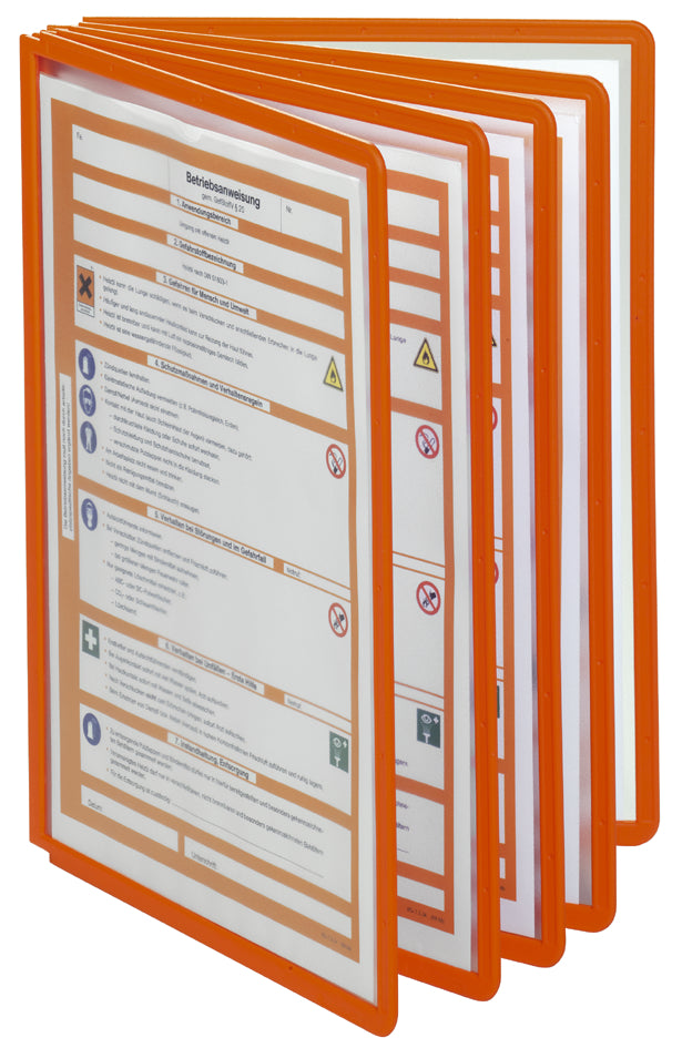 DURABLE bordenhouder 10 SHERPA, voor 10 A4 borden, grijs