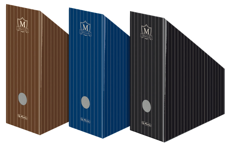 herlitz Montana golfkarton map, voor DIN A4, zwart
