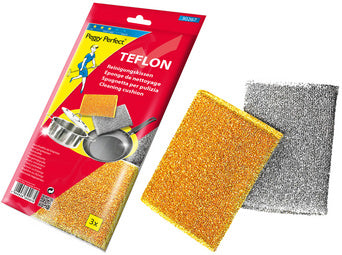Peggy Perfect Cleaning Pad, goud/zilver, set van 3