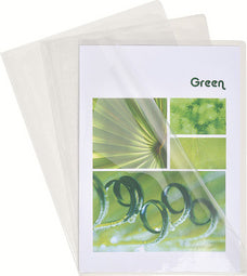 EXACOMPTA Premium transparante omslag, DIN A4, PVC 0,18 mm, glashelder