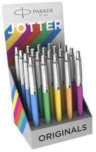 PARKER JOTTER ORIGINALS intrekbare biro's, display van 20