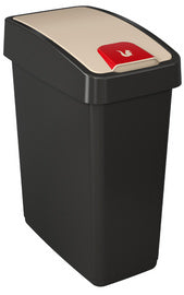keeeper afvalbak magne, 25 liter, zilver/grijs