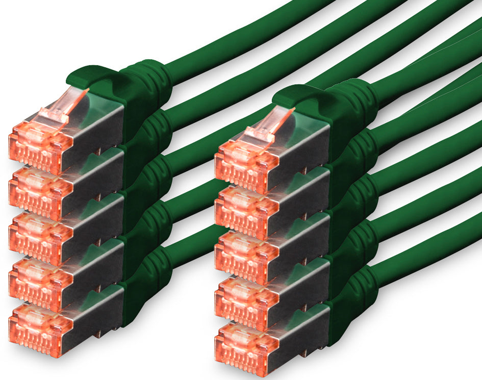DIGITUS patchkabel cat. 6, S/FTP, 3,0 m, wit, set