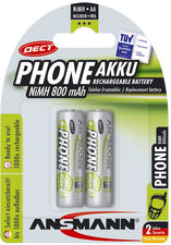 ANSMANN NiMH batterij SPECIAL, Mignon AA, 1.300 mAh, blisterverpakking van 2
