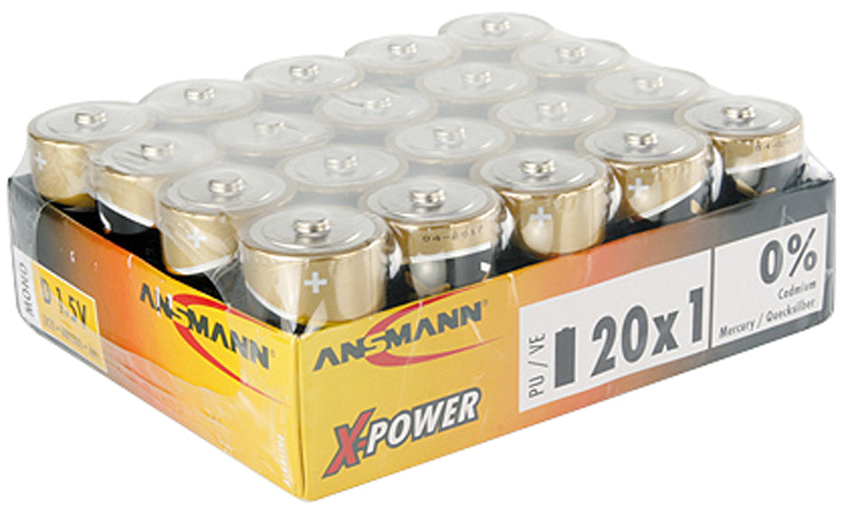 ANSMANN Alkaline batterij X-Power, Mono D, Blister van 2