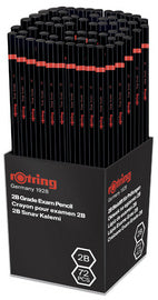 Rotring ZWART EXAM potlood, in koker van 72