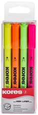Kores markeerstift, wigvormige punt: 0,5 - 3,5 mm, set à 4 stuks