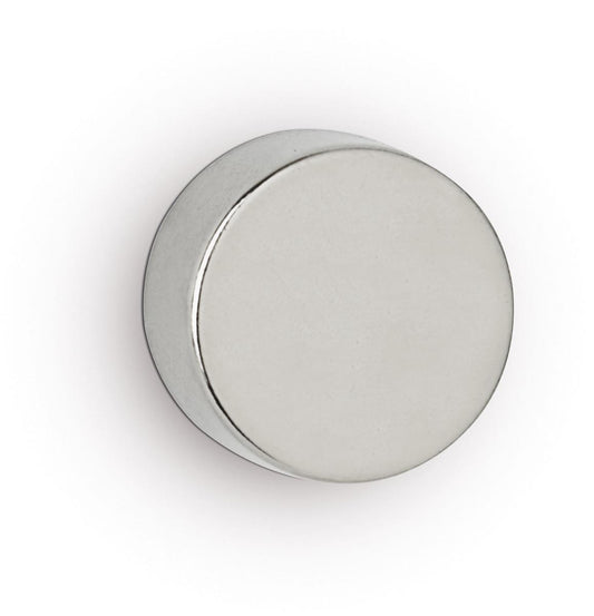 MAUL neodymium schijfmagneet Ø15x5mm 4,5kg blister 10 zilver, whitebord