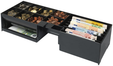 Safescan SD-4617S geldlade voor standaardgebruik, zwart/zilver