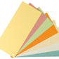 herlitz verdelers, voor DIN A4, manilla karton, blauw