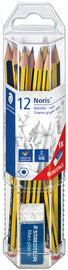 STAEDTLER Noris Potlood, 12 Promo Pack Gum