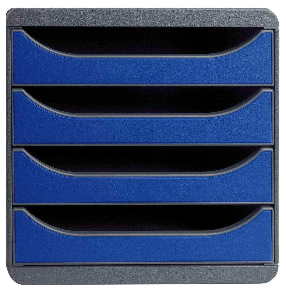 EXACOMPTA ladebox BIG-BOX, 4 laden, karmijnrood
