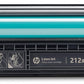 HP toner 212A, 4.500 pagina's, OEM W2122A, geel