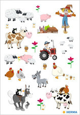 HERMA Sticker Decoratie Boerderijdieren Foto