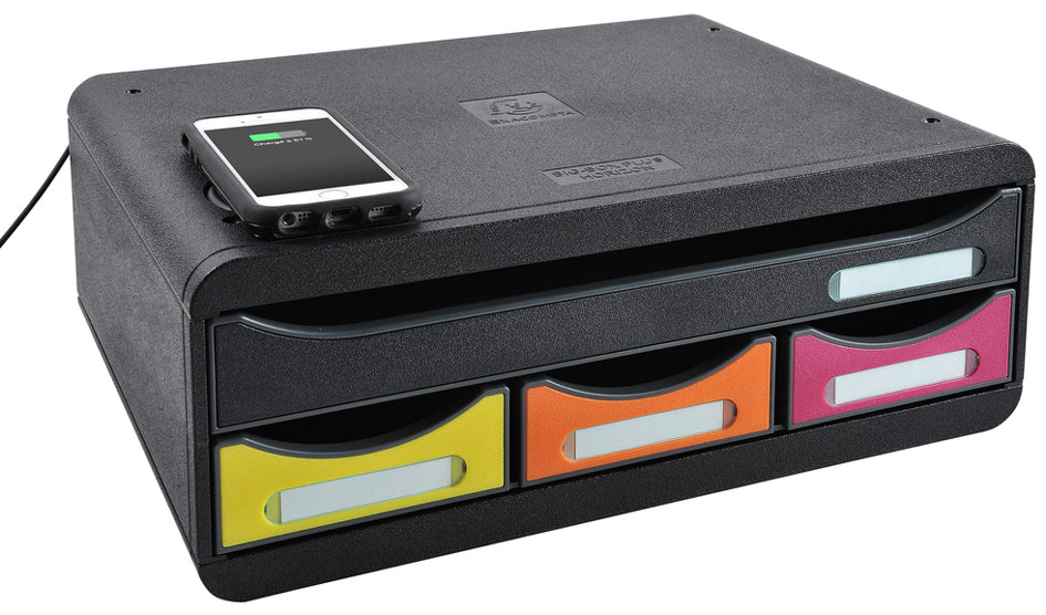 EXACOMPTA ladebox TOOLBOX MINI QI, 4 laden, harlekijn
