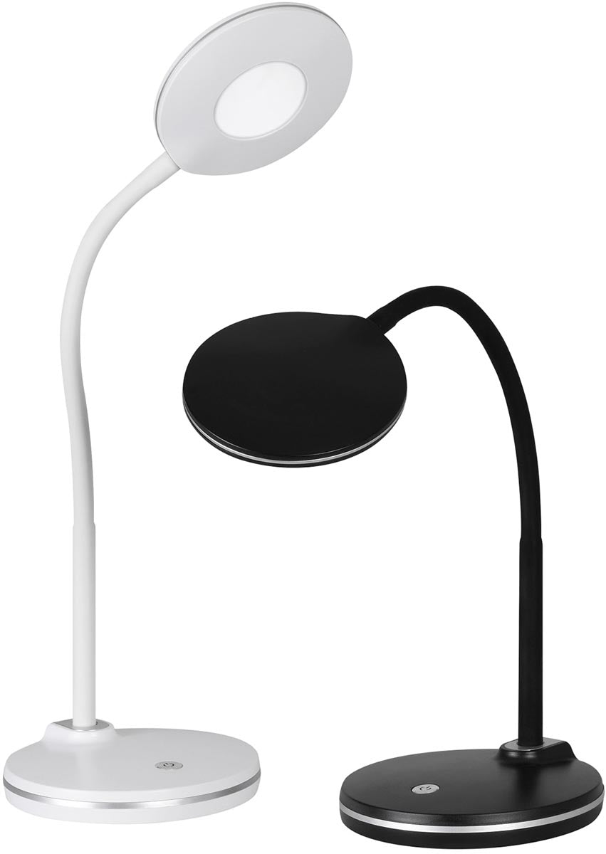 Hansa bureaulamp Splash, LED-lamp, wit