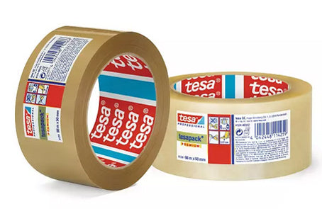 tesapack verpakkingstape 4124, van PVC, 75 mm x 66 m