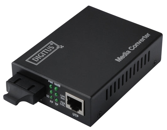 DIGITUS Gigabit Media Converter, RJ45/SC, Singlemode
