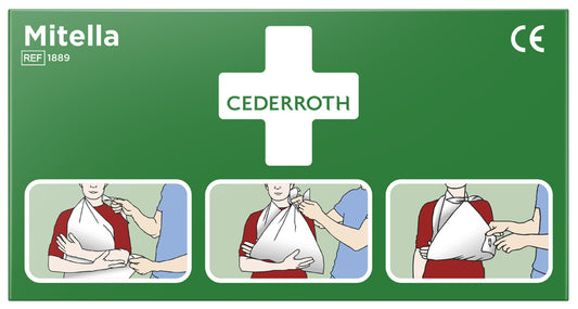 CEDERROTH driehoekige sjaal Mitella, (B)96 x (D)96 x (H)136 mm