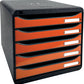 EXACOMPTA ladebox BIG-BOX PLUS, 5 laden, mandarijn