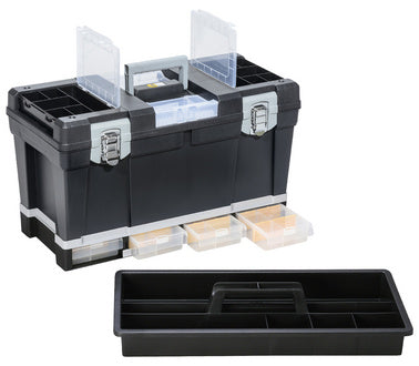 allit gereedschapskoffer McPlus Depot >S< 23, PP, zwart