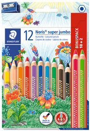 STAEDTLER driehoekig Noris super jumbo krijt, 10 2