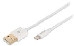 DIGITUS Data & Oplaadkabel, Apple Lightning - USB-A, 1,0 m