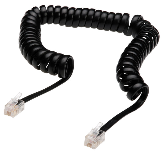 DIGITUS handset kabel RJ10 plug - RJ10 plug, opgerold