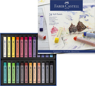 FABER-CASTELL zachte pastelkrijtjes STUDIO QUALITY, set van 12