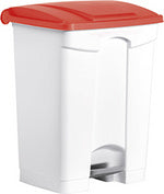 helit pedaalemmer de stap, 70 liter, wit/geel