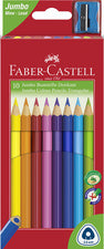 FABER-CASTELL driekantkrijt Jumbo, doos van 10