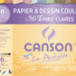 CANSON tekenpapier Mi-Teintes, 240 x 320 mm, 160 g/m