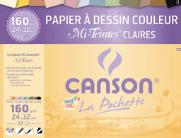 CANSON tekenpapier Mi-Teintes, 240 x 320 mm, 160 g/m