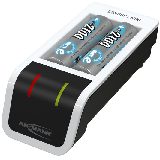 ANSMANN Snellader Comfort Mini, wit/zwart