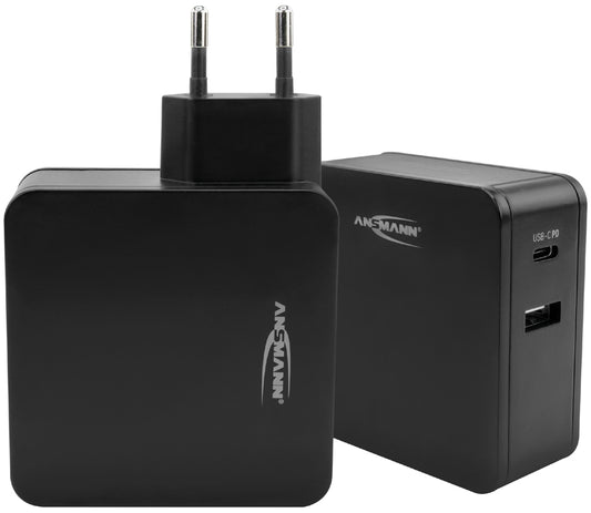 ANSMANN USB adapter plug HOME CHARGER 254PD, zwart