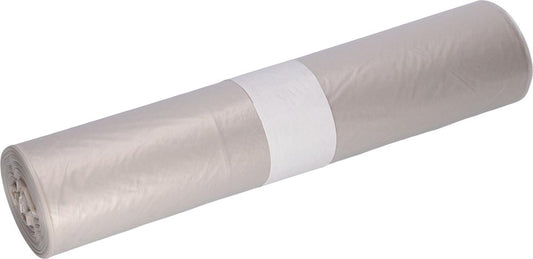 Deiss vuilniszak, ft 70 x 110 cm, transparant, HDPE, rol van 25 stuks