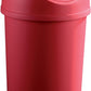 helit Abfalleimer de flip, 45 Liter, rot