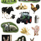 HERMA Sticker Decoratie Boerderijdieren Foto