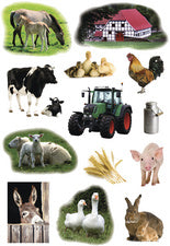 HERMA Sticker Decoratie Boerderijdieren Foto
