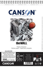 CANSON tekenpapier spiraalblok The WALL, A4, 200 g/m