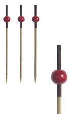 PAPSTAR Vingerhapjes Rode Parel, Lengte: 70 mm