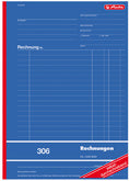 herlitz formulierenboek factuur 306, DIN A4, 2 x 40 vel