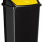 CEP afvalbak ROSSIGNOL, met toegangsklep, 50 L, blauw