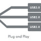 LogiLink USB 3.0 Hub met USB-C 3.1 Gen1-aansluiting, 3 poorten