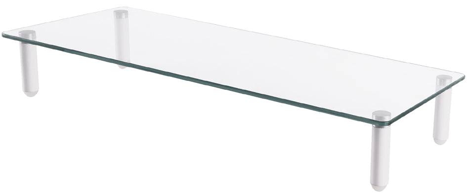 DIGITUS monitorstandaard, glas, wit