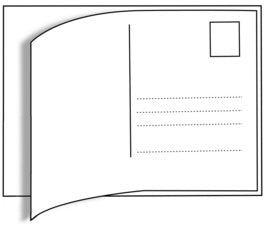HERMA briefkaart etiketten, 95 x 145 mm, wit