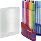 STABILO Pen 68 vezelstiften, 20 ColorParade, grijs/roze