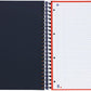 Oxford School Projectbook spiraalschrift, ft A4+, 4-gaats, gelijnd, aqua blauw