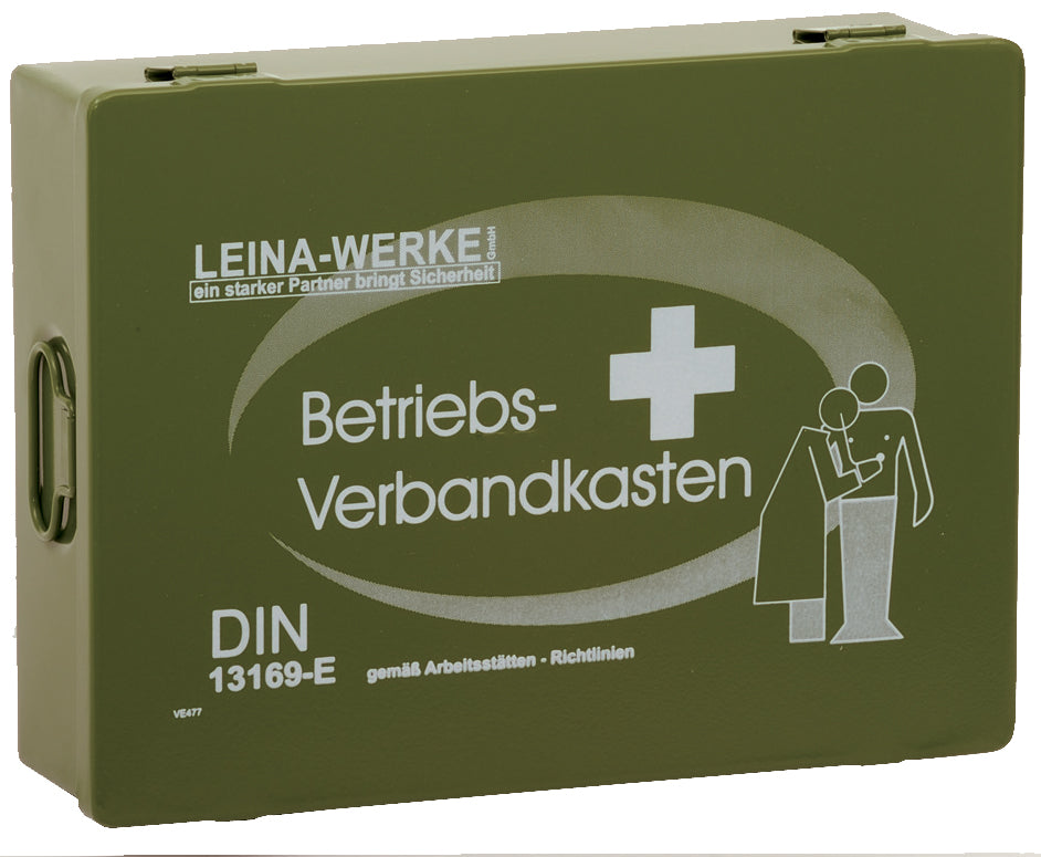 LEINA verbanddoos, inhoud DIN 13169, groen